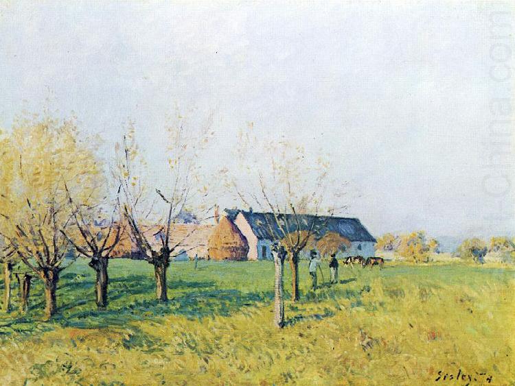 Alfred Sisley Bauernhof zum Hollenkaff china oil painting image